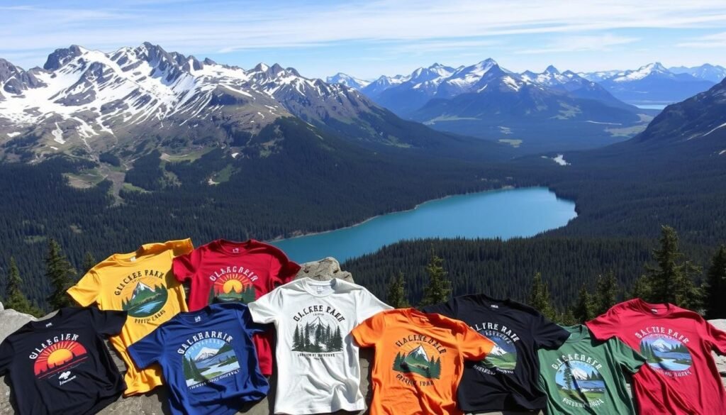 Glacier National Park T Shirts Adventure Apparel