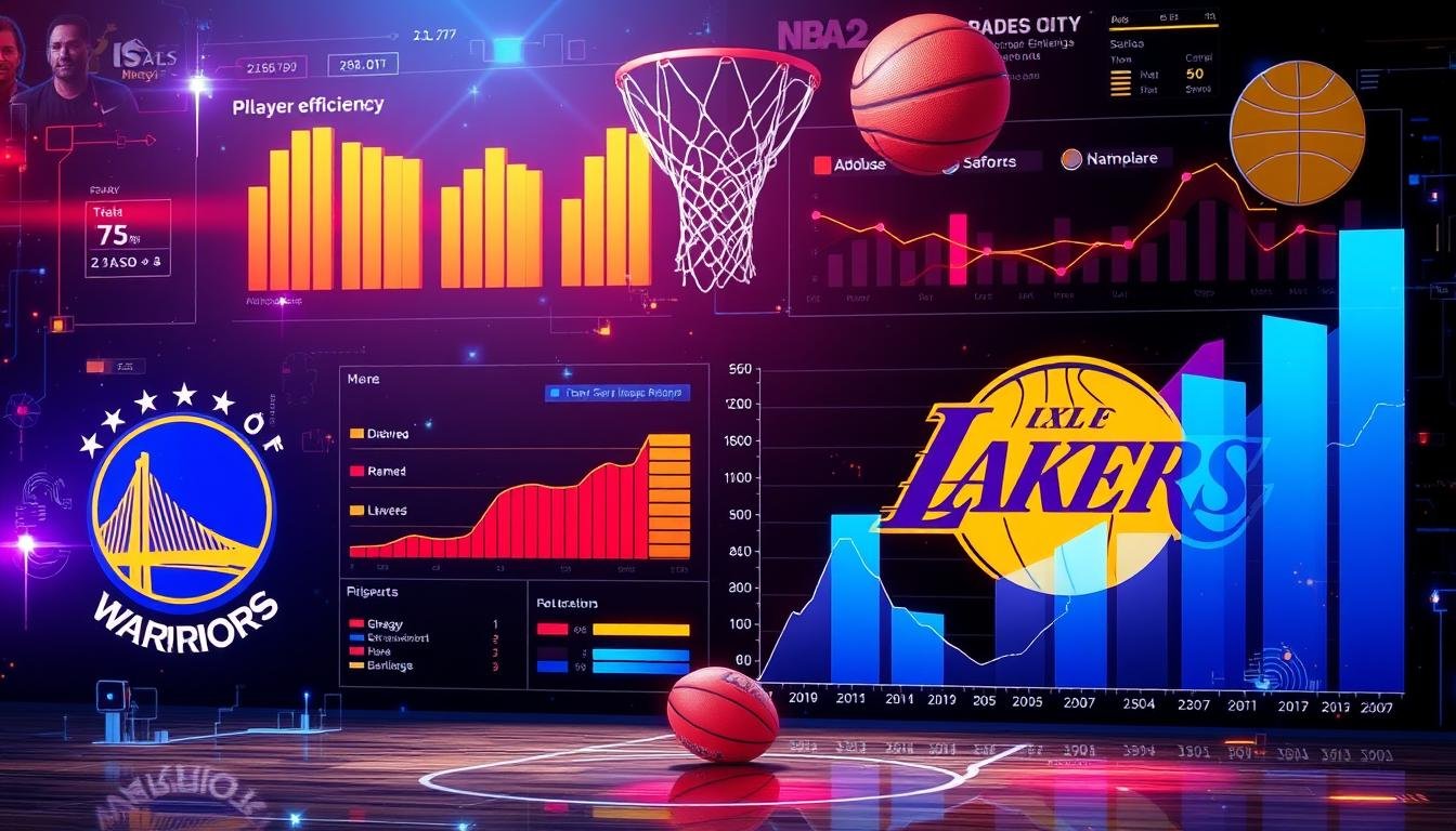 golden state warriors vs lakers match player stats