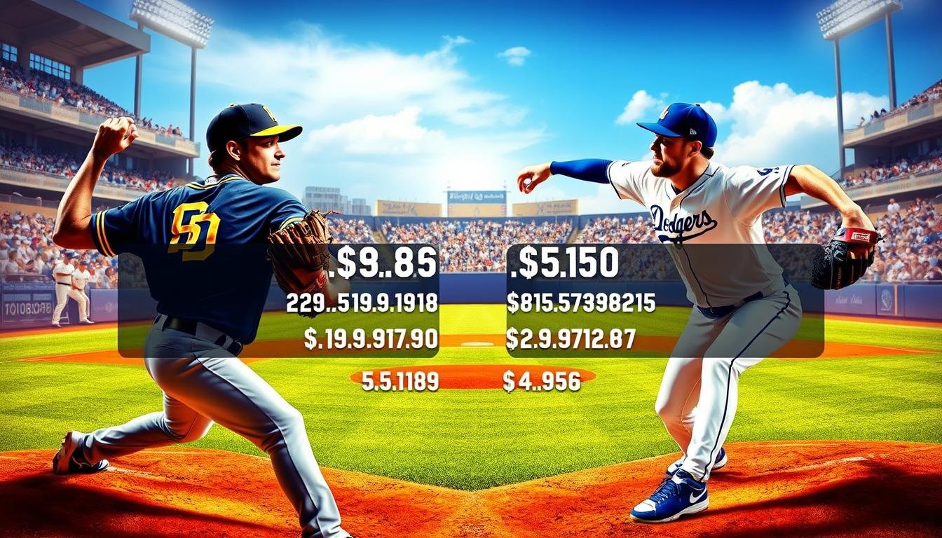 padres vs dodgers match player stats